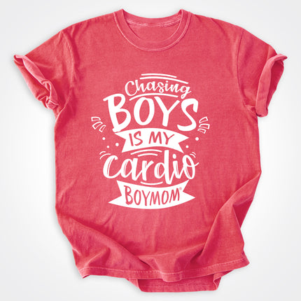 BoyMom Chasing Boys Is My Cardio Heavyweight Tee