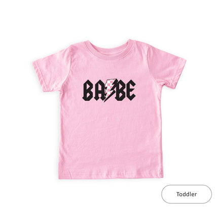 Babe Pink Checkered Bolt
