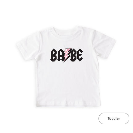 Babe Pink Checkered Bolt