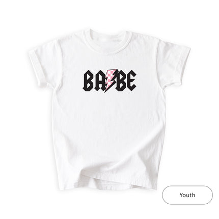 Babe Pink Checkered Bolt