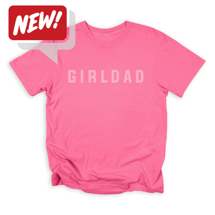 GirlDad Modern Logo Heavyweight Tee