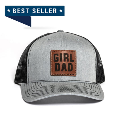 GirlDad Leather Patch Hat