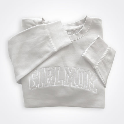 GirlMom Varsity Logo Crew Sweatshirt