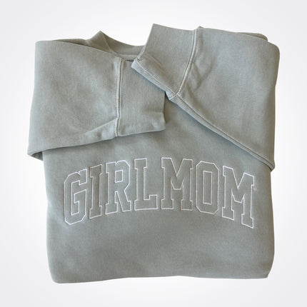 GirlMom Varsity Logo Crew Sweatshirt