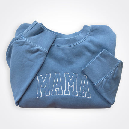 Mama Varsity Logo Crew Sweatshirt