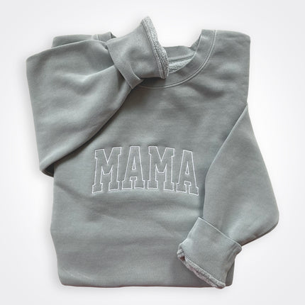 Mama Varsity Logo Crew Sweatshirt