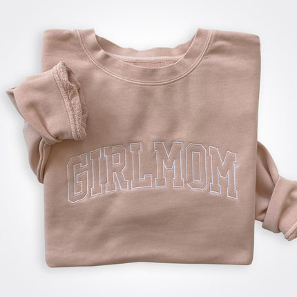 GirlMom Varsity Logo Crew Sweatshirt