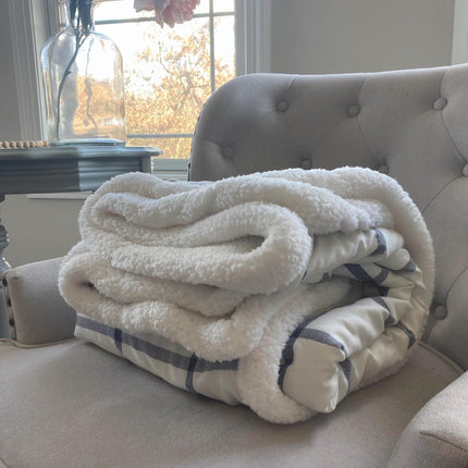 Boymom Flannel Sherpa Blanket