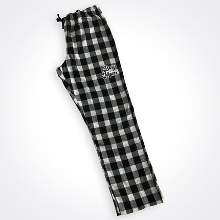 BoyMom Script Logo Flannel Pajama Pant