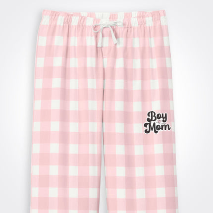 BoyMom Script Logo Flannel Pajama Pant