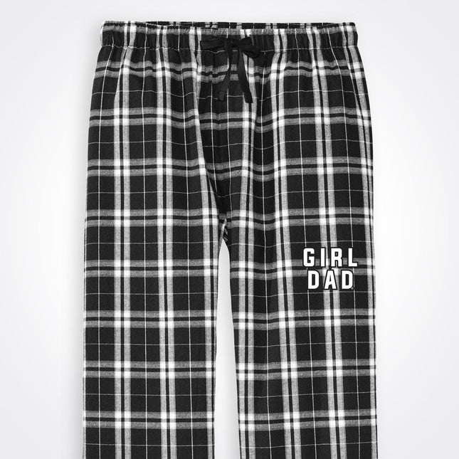 GirlDad Modern Logo Stacked Flannel Pajama Pant