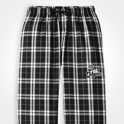 BoyMom Script Logo Flannel Pajama Pant