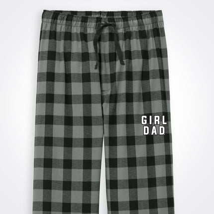 GirlDad Modern Logo Stacked Flannel Pajama Pant