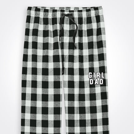 GirlDad Modern Logo Stacked Flannel Pajama Pant
