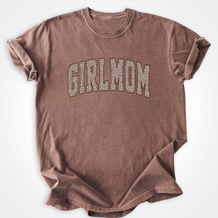 GirlMom Leopard Logo Heavyweight Tee
