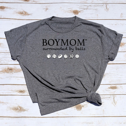 Surrounded by Balls - Grey Tee
