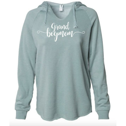 Grand Boymom Sage Hooded Pullover