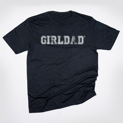 GirlDad Distressed Logo Tee