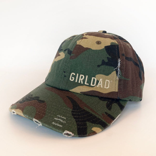GirlDad Distressed Hat