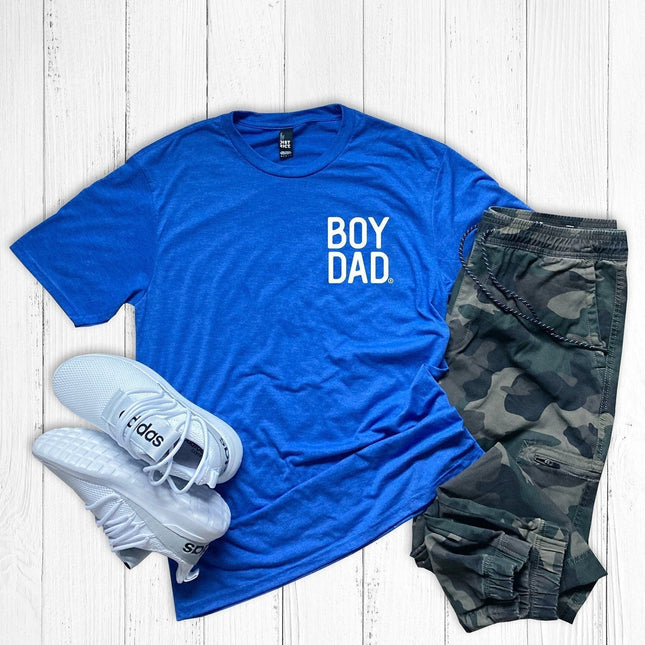 BoyDad Modern Stacked Logo Tee
