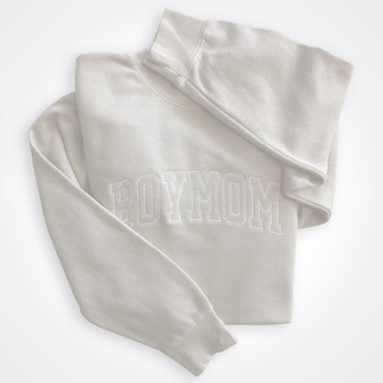 BoyMom Varsity Logo Crew Sweatshirt