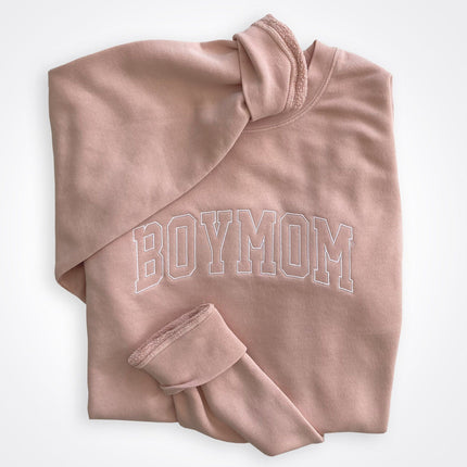 BoyMom Varsity Logo Crew Sweatshirt