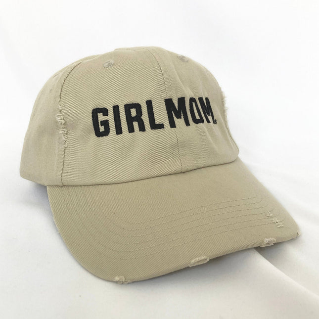 GirlMom Distressed Hat