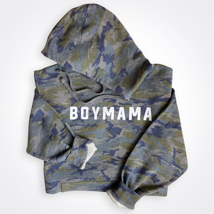 Boy Mama Vintage Camo Hoodie