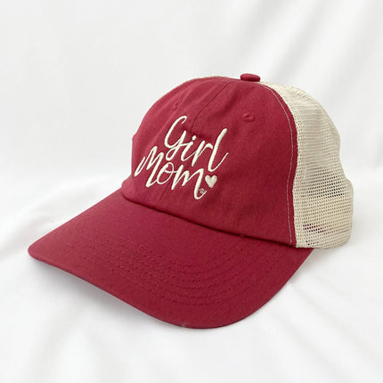 GirlMom Heart Logo Mesh Back Cap