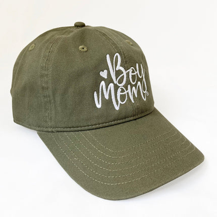 BoyMom Heart Logo Hat