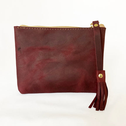 GirlMom Leather Clutch