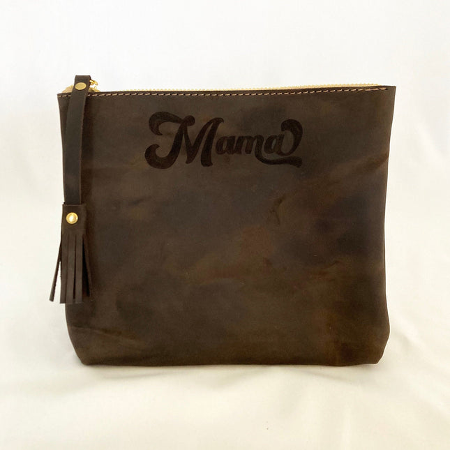 Mama Leather Pouch Retro Top