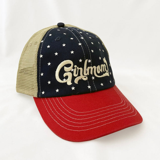 GirlMom Retro Patriotic Mesh Back Hat