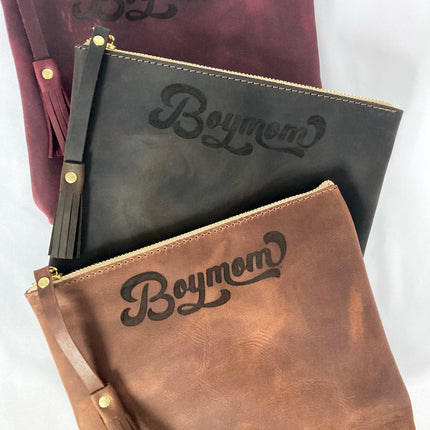 BoyMom Leather Pouch Retro Large