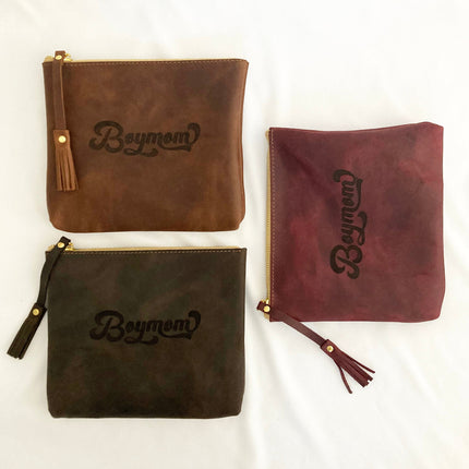 BoyMom Leather Pouch Retro Large