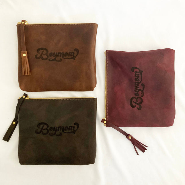BoyMom Leather Pouch Retro Large