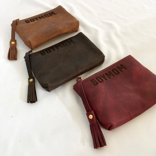 BoyMom Leather Pouch Modern Small