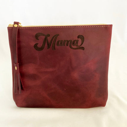Mama Leather Pouch Retro Top