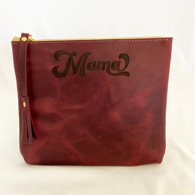 Mama Leather Pouch Retro Top