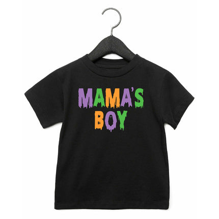 Haunted Mama's Boy Toddler Black Tee