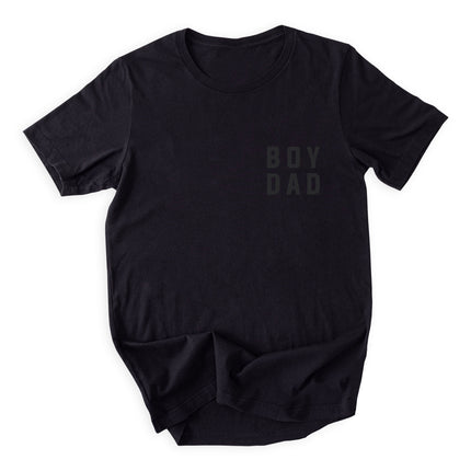 Boy Dad Modern Stacked Logo Tee