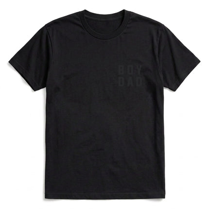 Boy Dad Modern Stacked Logo Tee