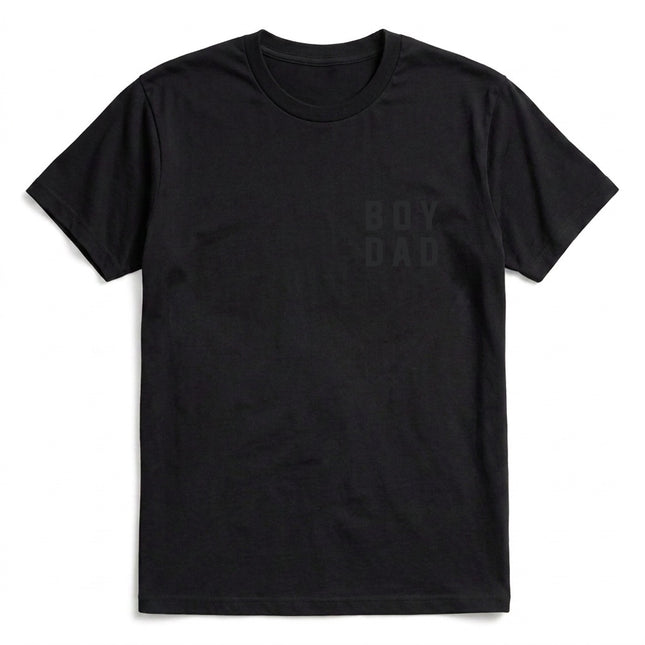 Boy Dad Modern Stacked Logo Tee