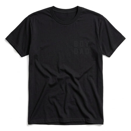 Boy Dad Modern Stacked Logo Tee