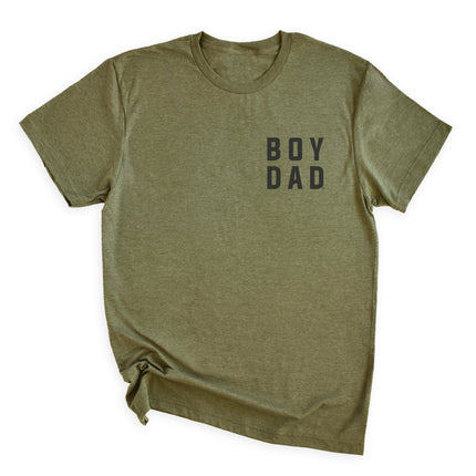 Boy Dad Modern Stacked Logo Tee