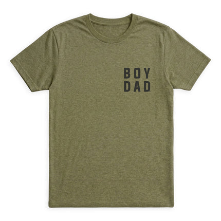 Boy Dad Modern Stacked Logo Tee