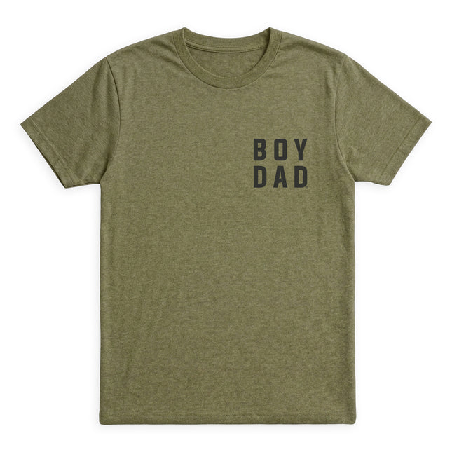 Boy Dad Modern Stacked Logo Tee