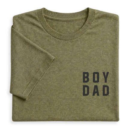 Boy Dad Modern Stacked Logo Tee