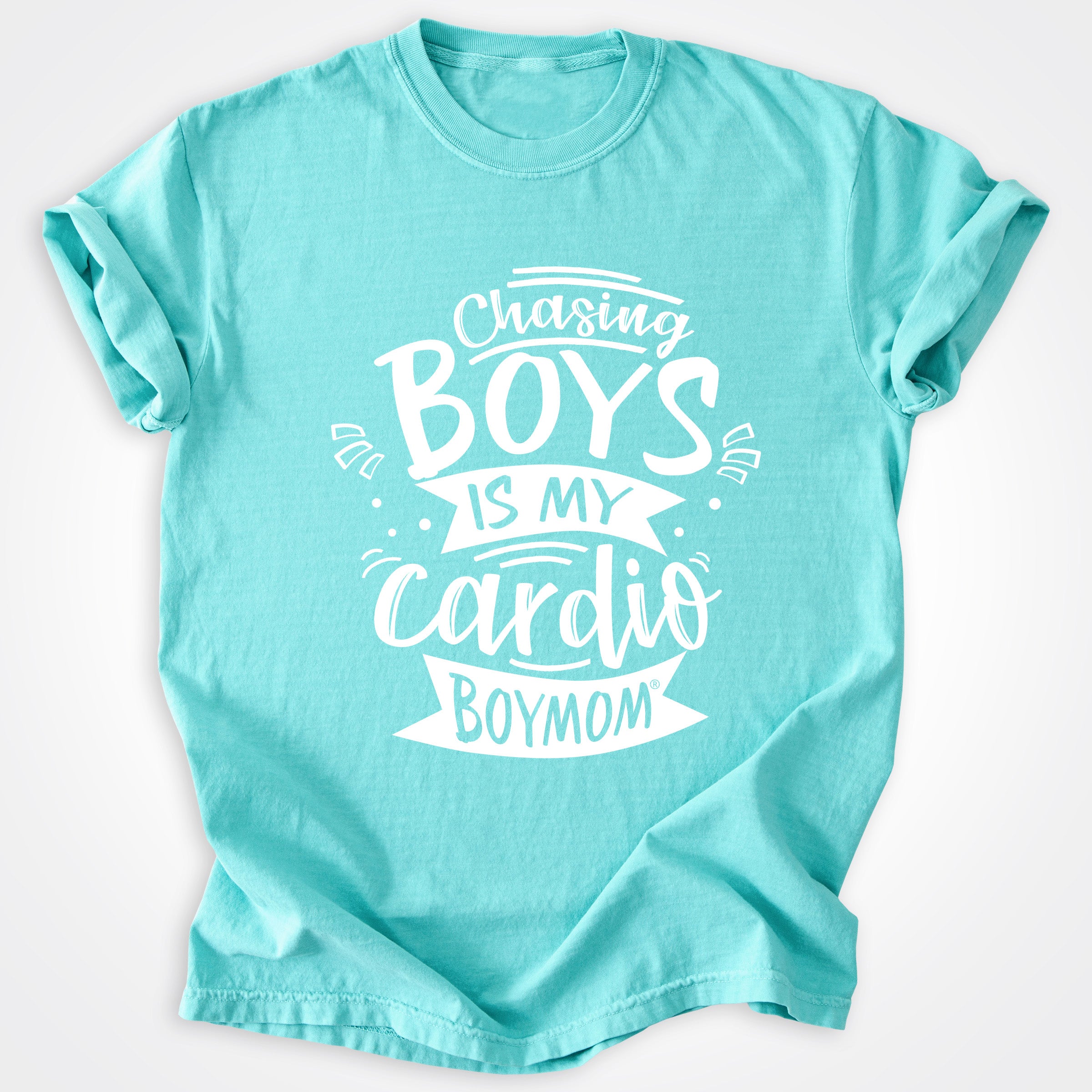 BoyMom Chasing Boys Is My Cardio Heavyweight Tee