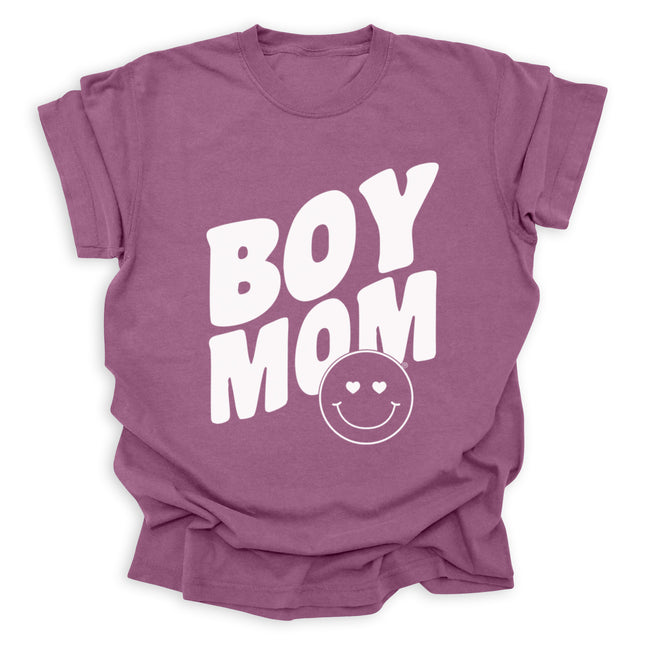 BoyMom Heart Eyes Heavyweight Tee